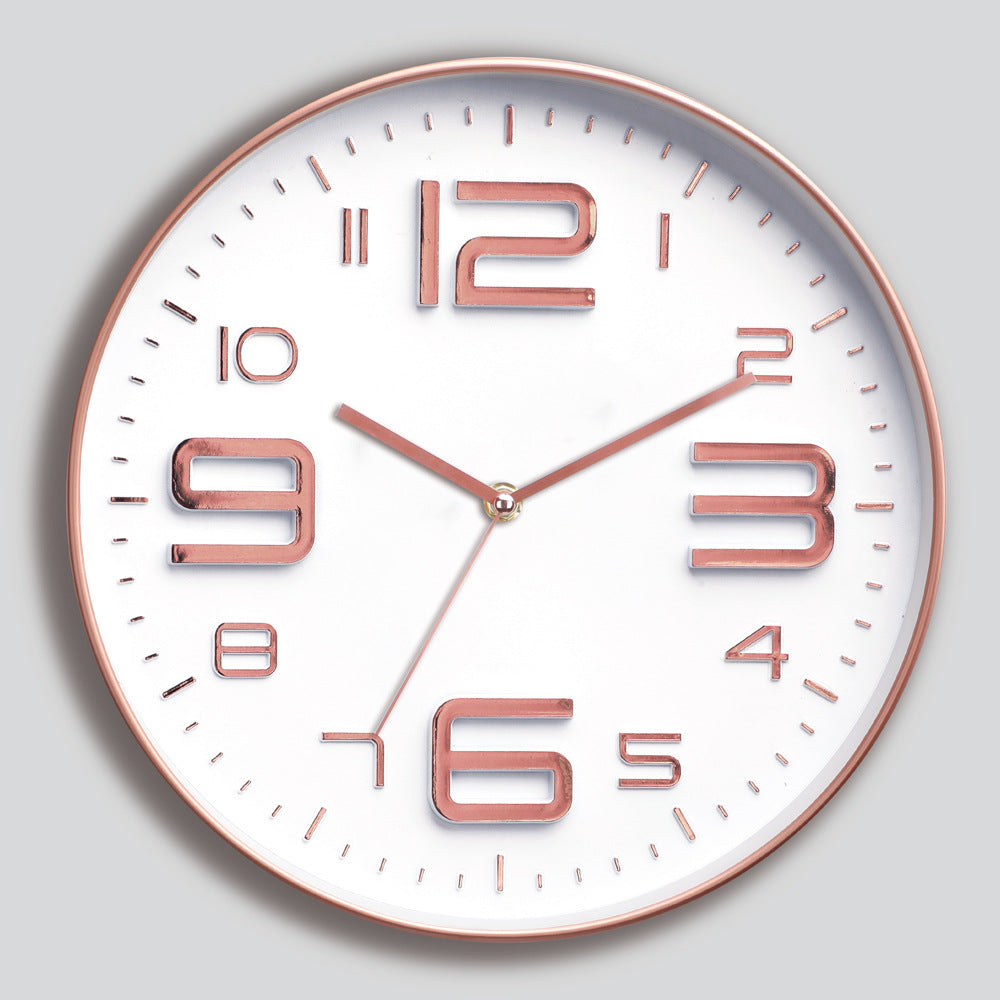 Wanduhr mit großem Ziffernblatt und modernem Design Brehn