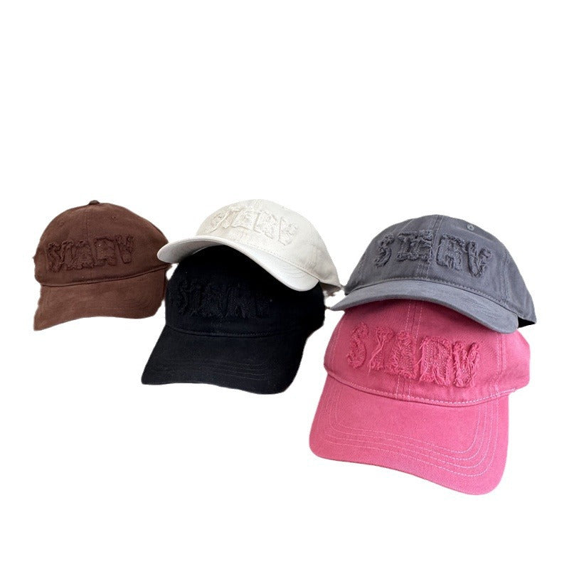 Damen Casual Destroyed Baseball Cap Brehn