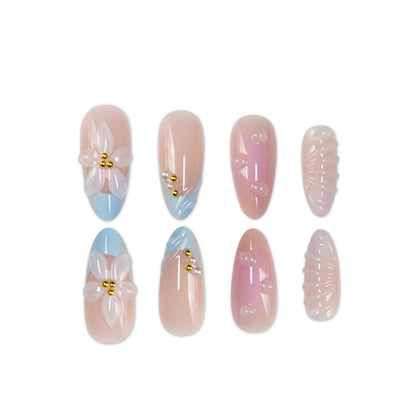 3D Blumen Nagelkunst Dekor Brehn