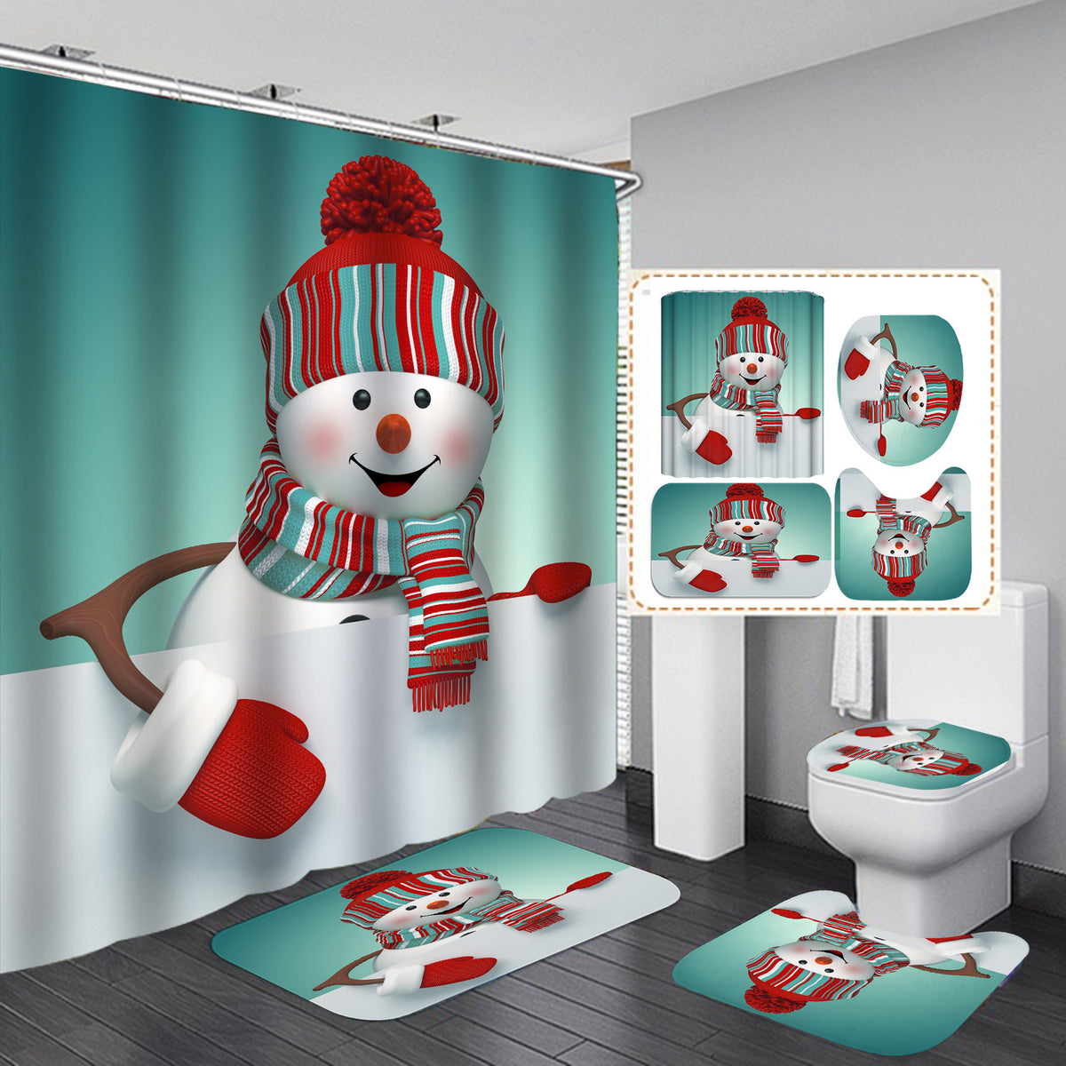 Urlaubs-Themen Badezimmer Set Brehn