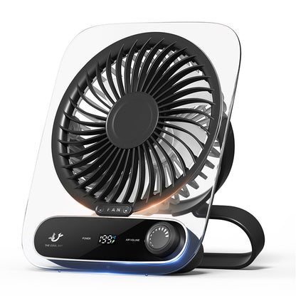 Damen Tragbarer Ventilator mit LED-Anzeige Brehn