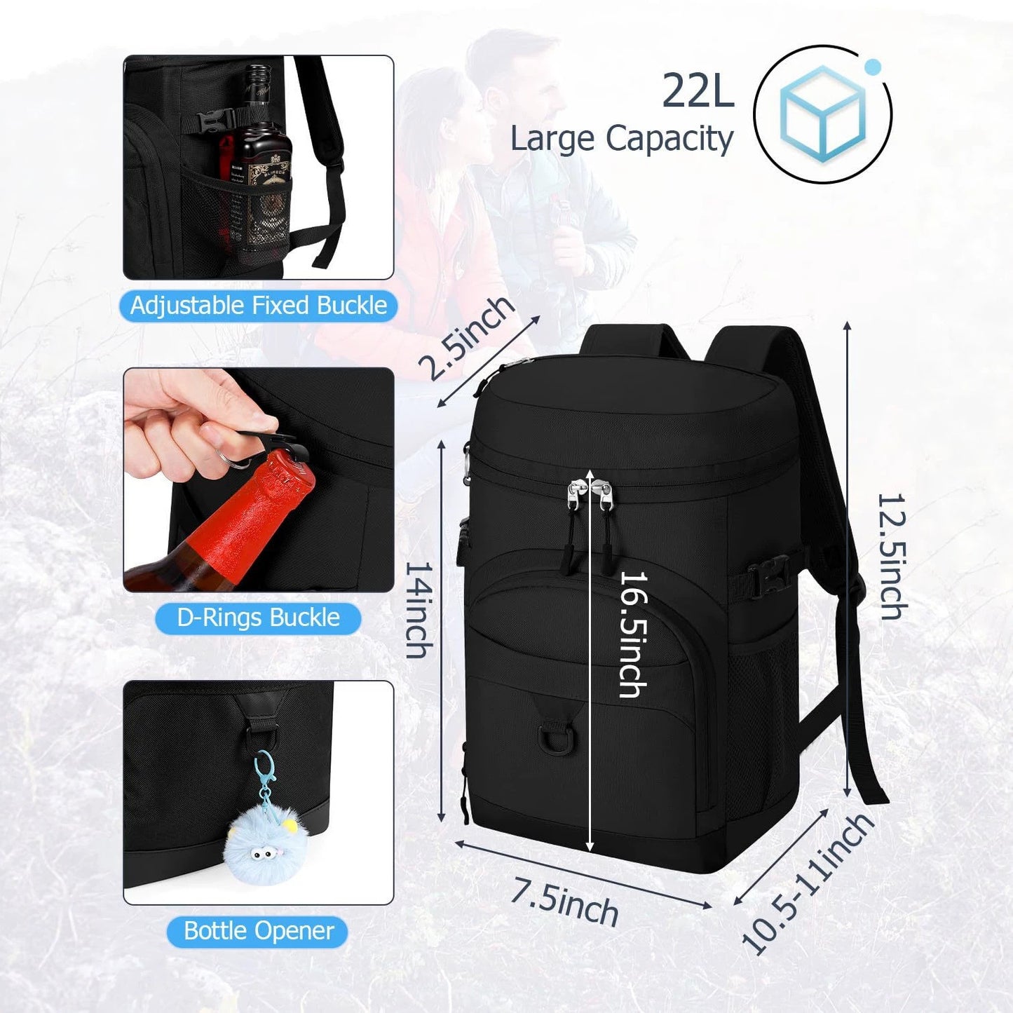 Unisex Kühltasche Rucksack Brehn