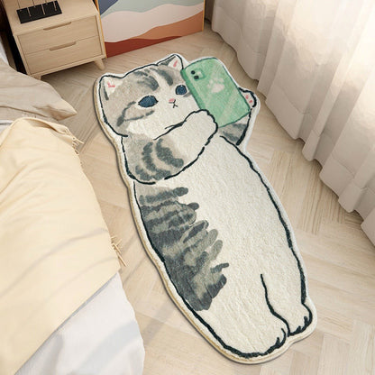 Cartoon Katzenförmiger Teppich Brehn