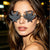 Damen ausgefallene Sonnenbrille mit tierischem Design Brehn