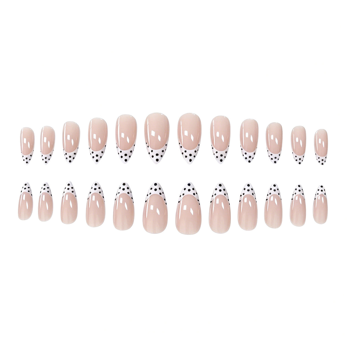 Trendige French Tip Nagelkunst Brehn