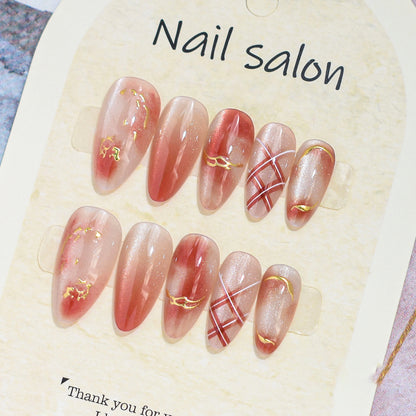 Premium Designer Press-On Nail Set Brehn