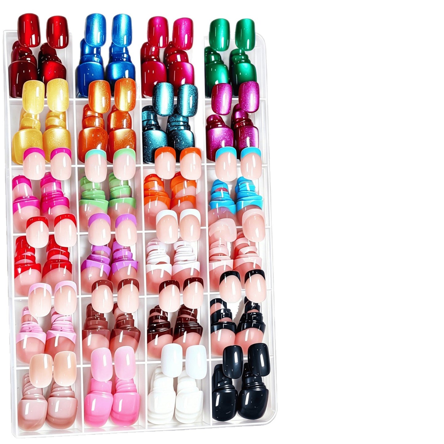 Multi-Style Press-On Nail Art Set Brehn