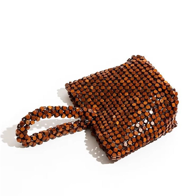 Handgefertigte Gewebte Bambus Schultertasche