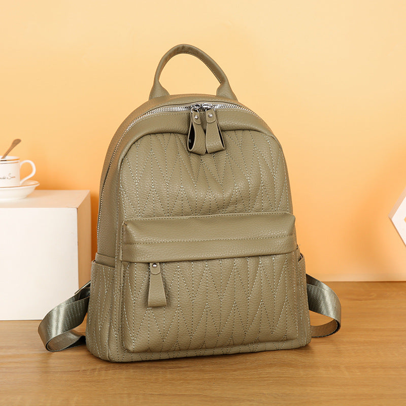 Gepolsterter Leder-Rucksack Brehn