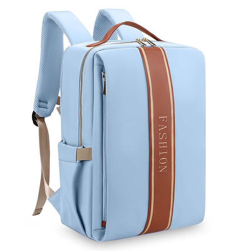 Stylischer strukturierter Laptop-Rucksack Brehn