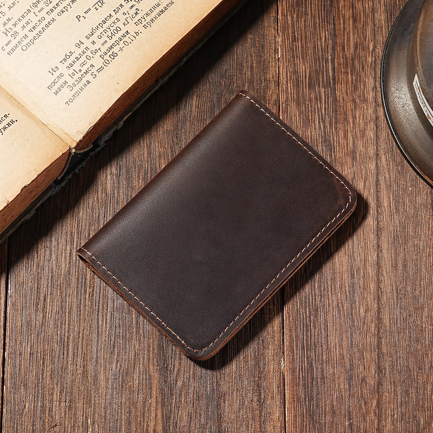Premium Leder Bi-Fold Kartenbörse