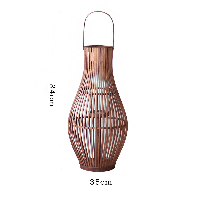 Elegante Rattan-Laterne Brehn