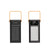 Tragbare Solar-Powerbank mit LED-Licht und digitale Ladeanzeige Brehn