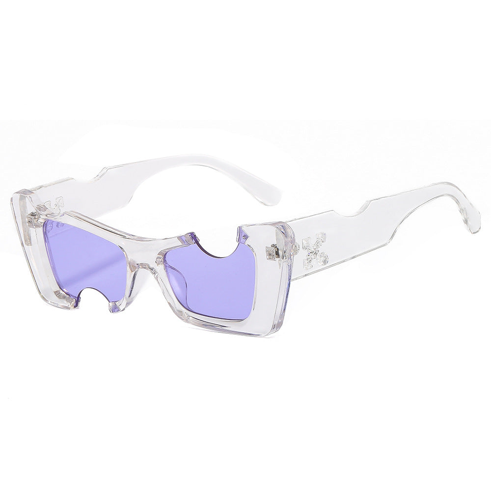 Damen futuristische Designer-Sonnenbrille Brehn