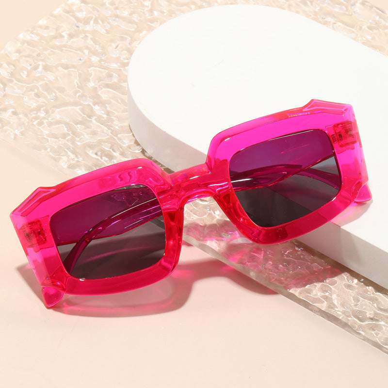 Damen trendige geometrische Sonnenbrille Brehn