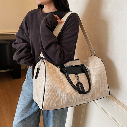 Elegante strukturierte Reisetasche Brehn