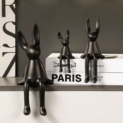 Moderne dekorative Kaninchenfigur