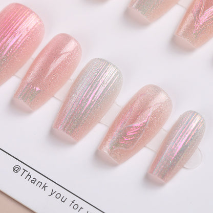 Schimmerndes Glitzer-Presse-Nagelset Brehn