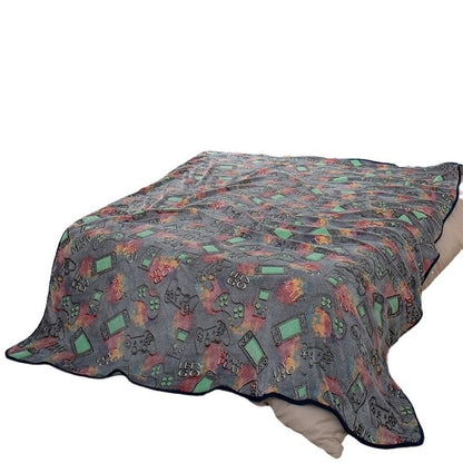 Damen Gemütliche und kreative Kuscheldecke mit Gaming-Motiv Brehn