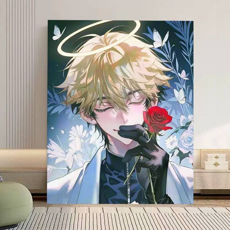 Künstlerischer Anime-inspirierter Wandkunstdruck Brehn