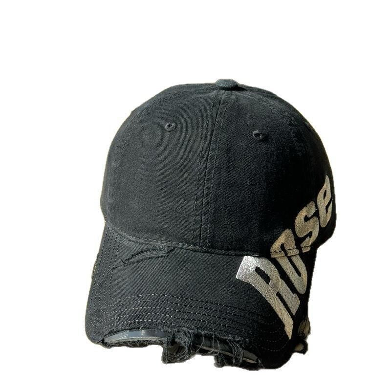 Herren Distressed Baumwoll Baseballmütze Brehn 1784270811