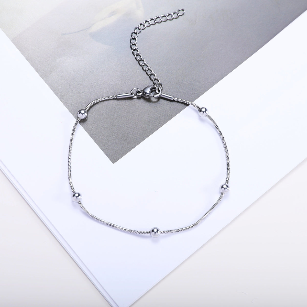 Verstellbares Perlenkette Armband Brehn