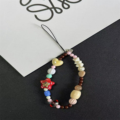 Festive Beaded Charm Handy Lanyard Brehn