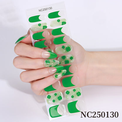 Botanische Nagelkunst Aufkleber