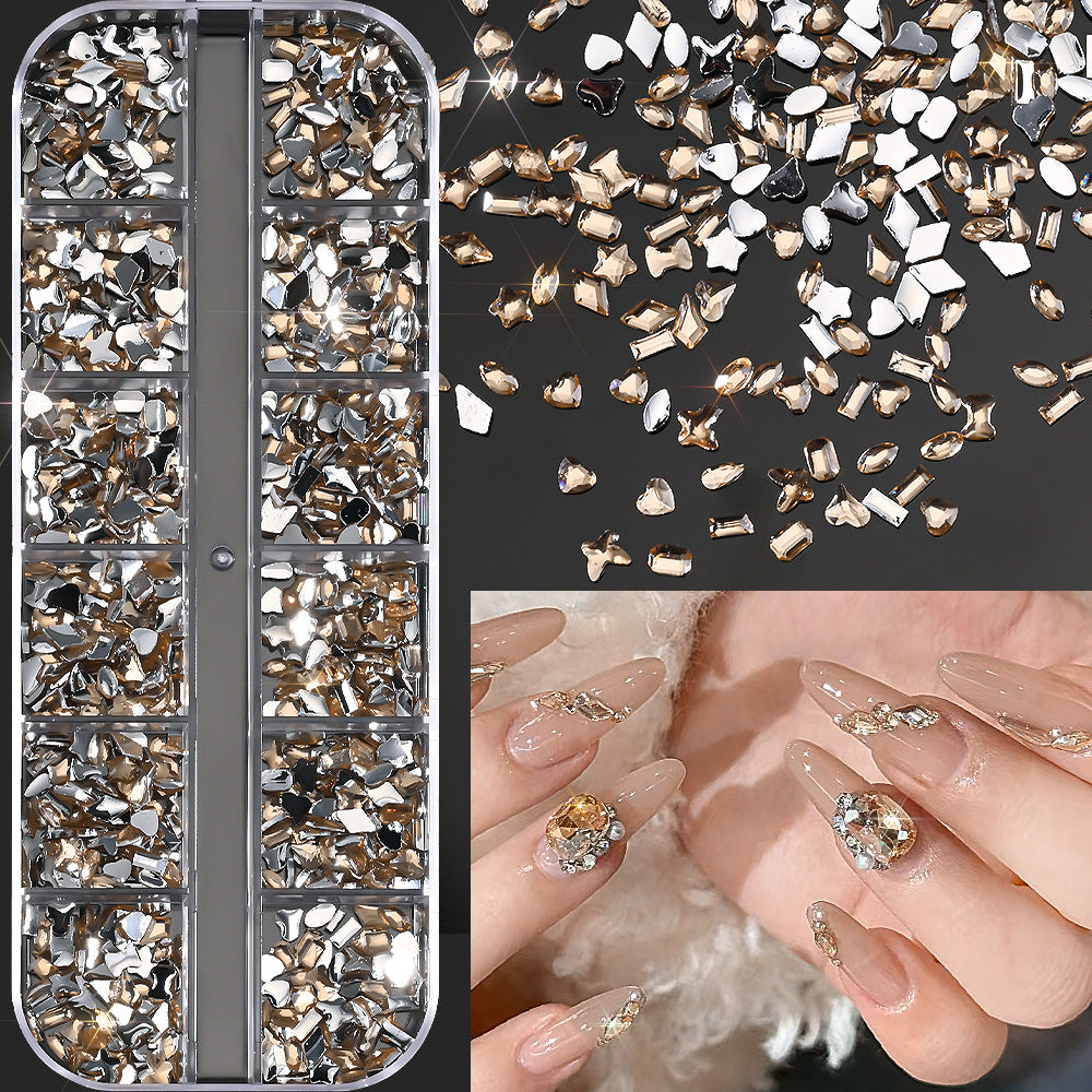 Nagelkunst Dekorative Edelsteinset