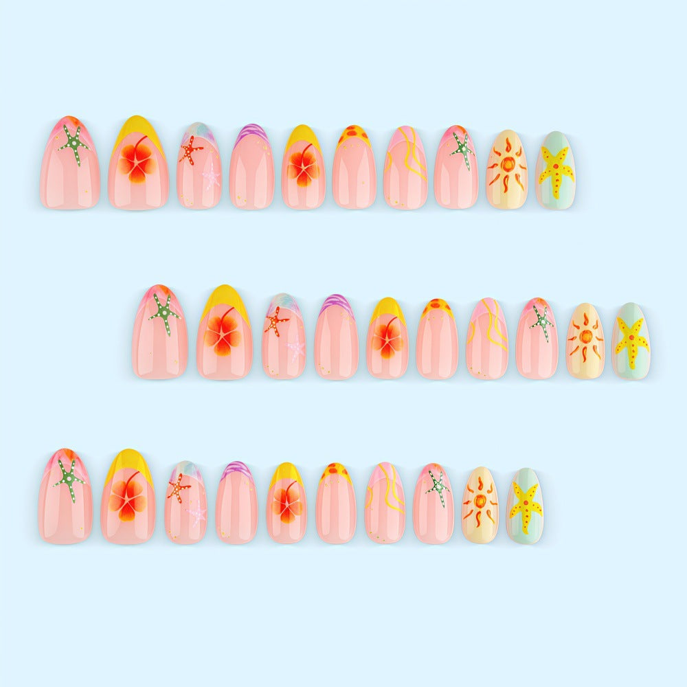 Kreatives und farbenfrohes Nageldesign-Set Brehn