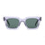 Damen modische Sonnenbrille mit markantem geometrischen Design und UV-Schutz Brehn