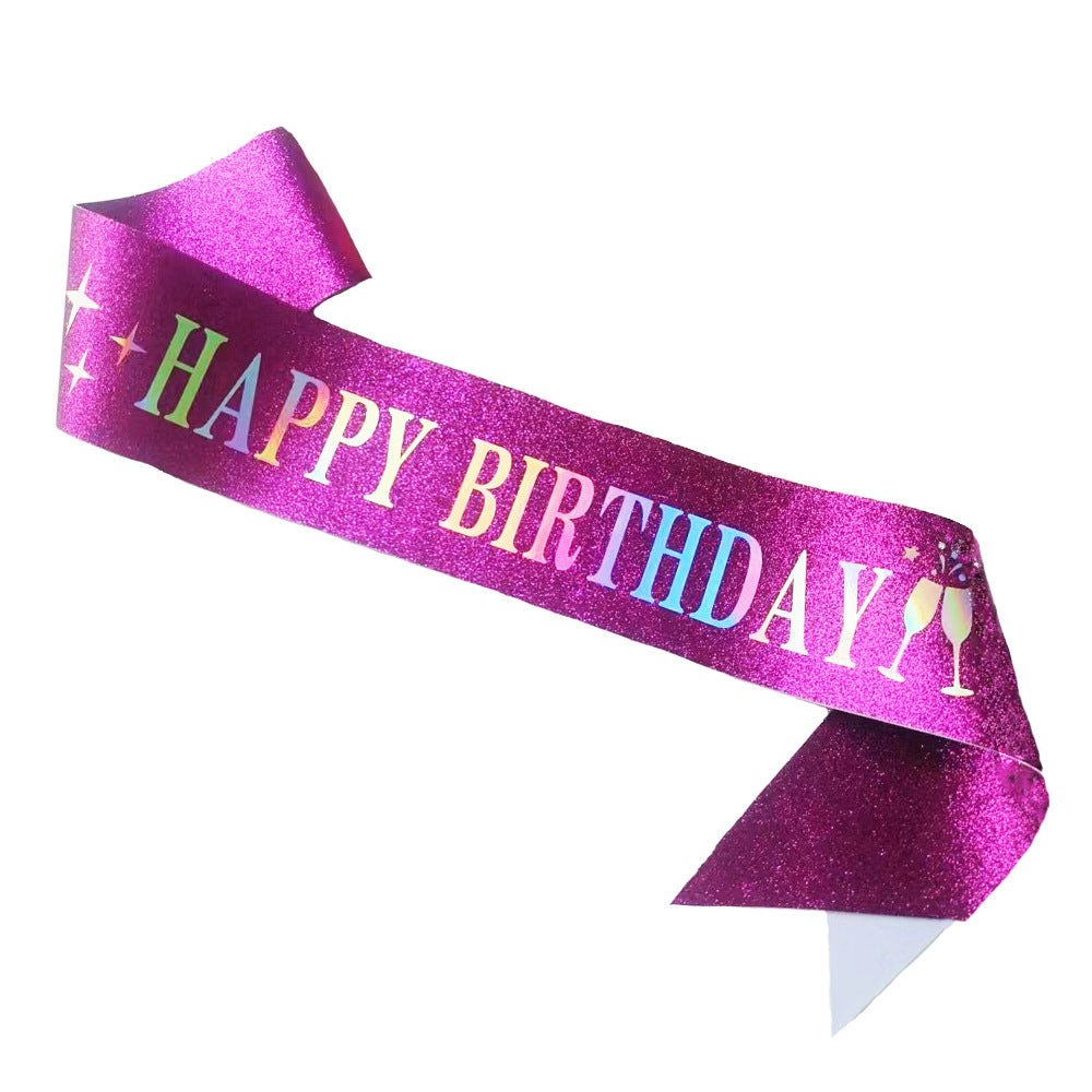 Damen Funkenkrone mit „Happy Birthday“ Schriftzug Brehn