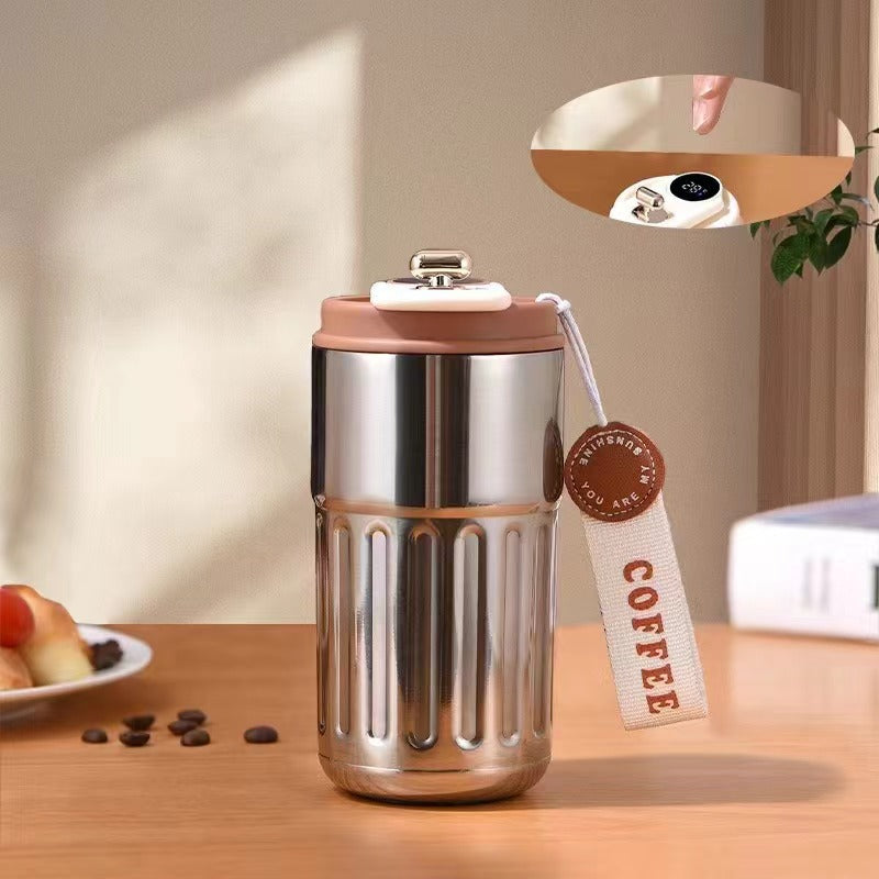 Unisex isolierter Kaffeebecher mit praktischem Deckel Brehn