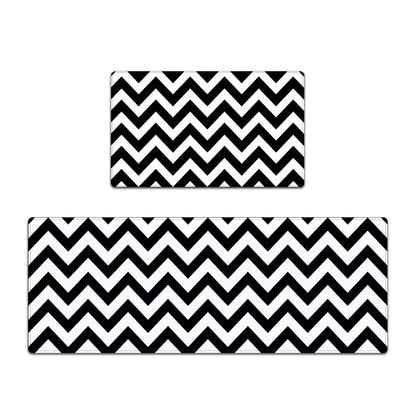 Moderne Chevron-Muster Küchenmatte Set Brehn