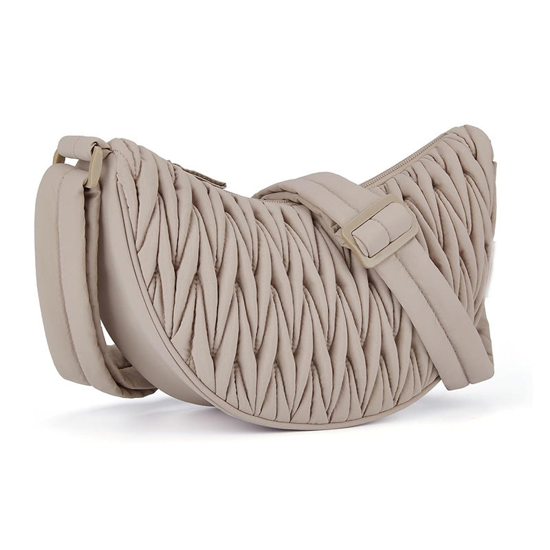 Modische Schultertasche mit Innovativem Steppdesign Brehn