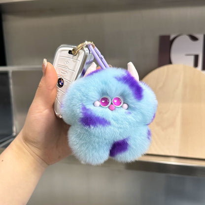 Flauschige Charakter Schlüsselanhänger Charm Brehn