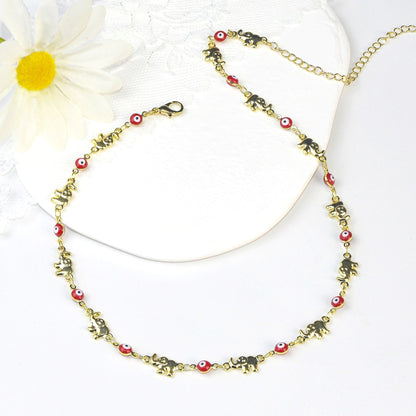 Bunte Elefant Charm Brillen Kette Brehn