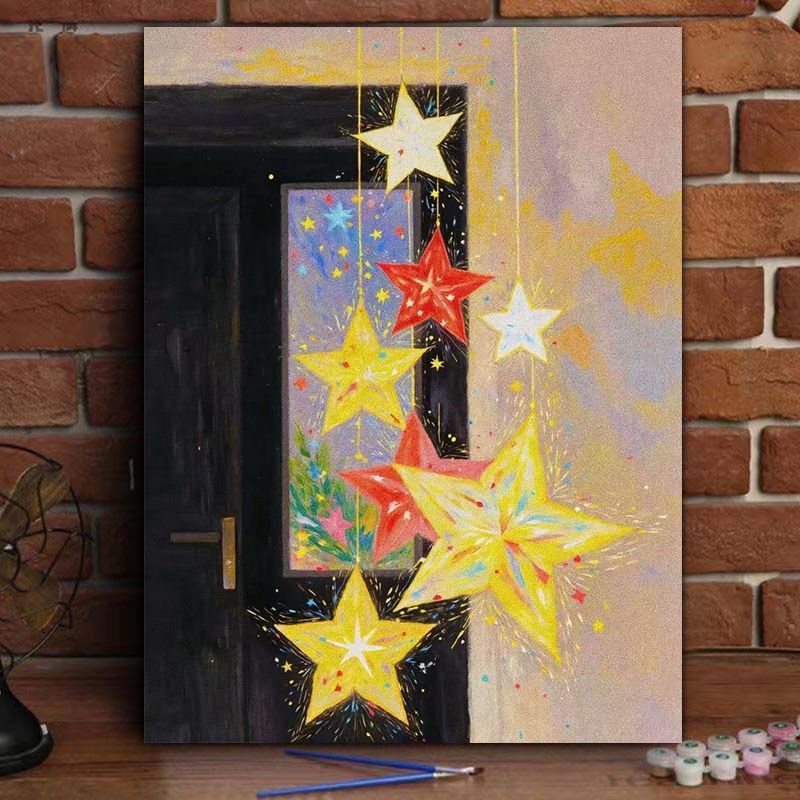 Buntes Ballon-Themen-Leinwandkunst-Druck Brehn