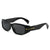 Retro-Inspirierte Übergroße Quadratische Sonnenbrille Brehn