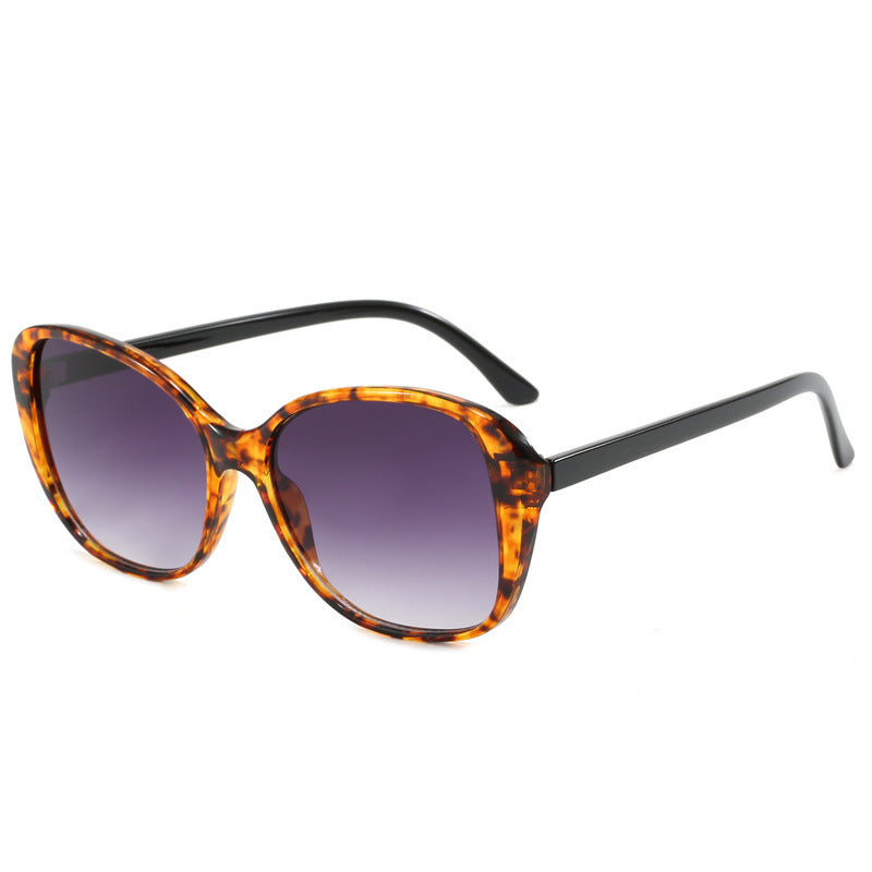 Damen Vintage Sonnenbrille mit einzigartigem, breitem Rahmen Brehn
