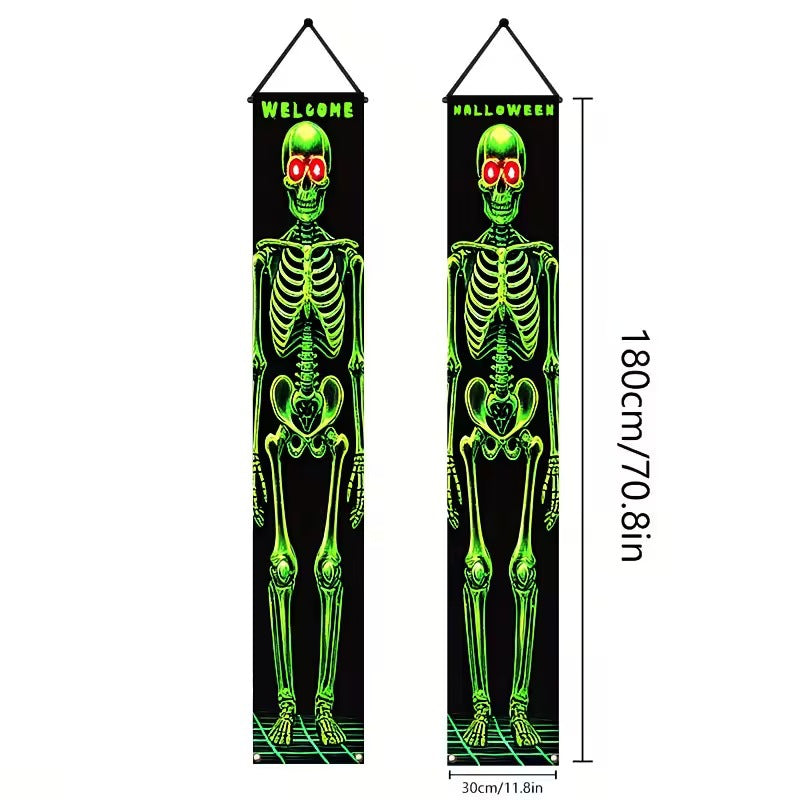 Hängendes Halloween-Türbanner Set