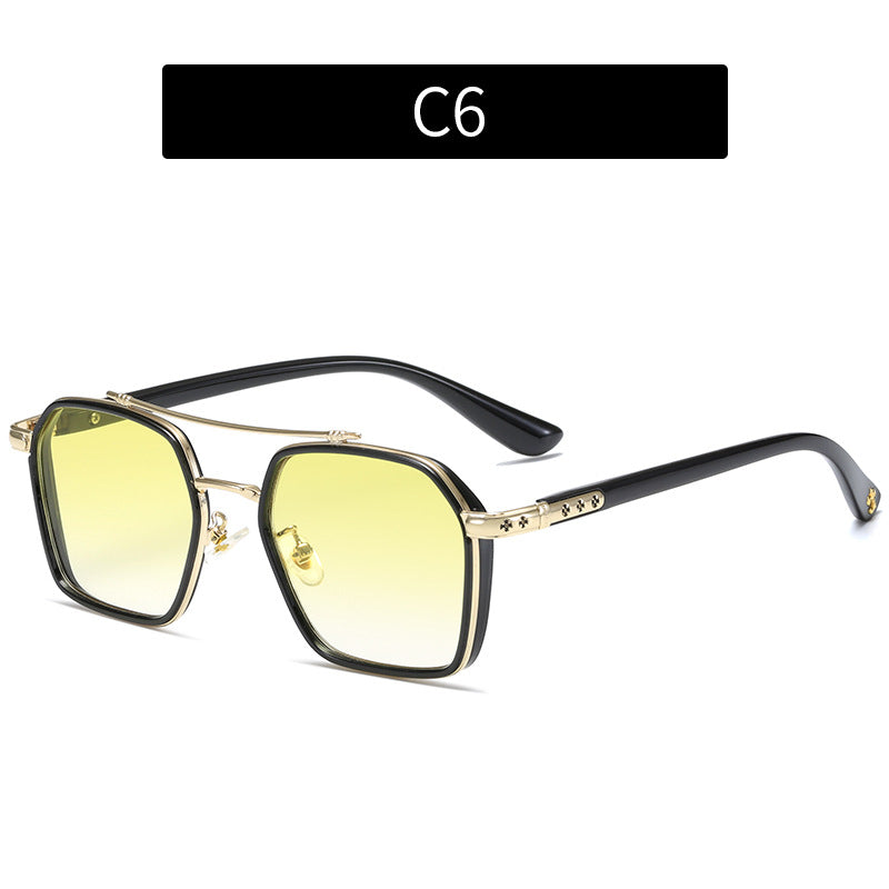 Stylische Geometrische Oversized Sonnenbrille