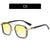 Stylische Geometrische Oversized Sonnenbrille