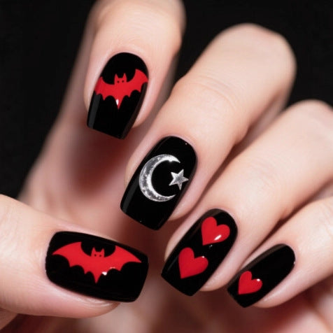 Halloween-Themen-Nagelkunstverlängerungen Brehn
