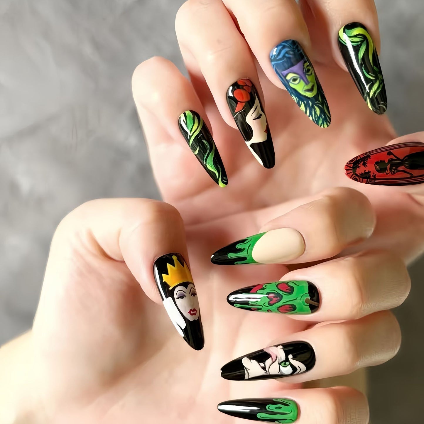 Kreative Kunstnägel mit Märchenmotiven Brehn
