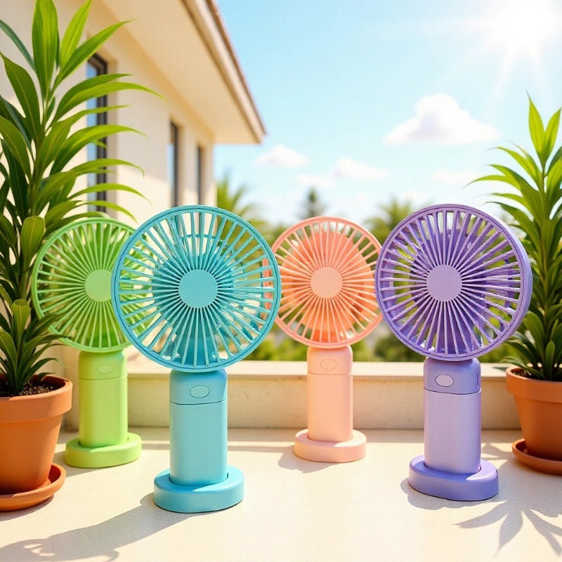 Unisex Tragbarer Mini Ventilator mit USB-Ladefunktion und mehrfachen Geschwindigkeitsstufen Brehn