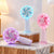 Damen Tragbarer Handventilator mit LED-Licht und USB-Anschluss Brehn