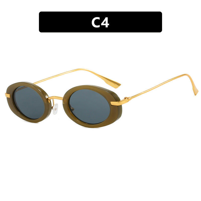 Damen modische Sonnenbrille im eleganten Ovaldesign Brehn