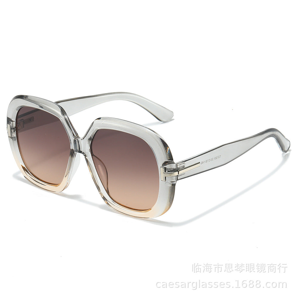 Oversized Schildpatt-Sonnenbrille Brehn