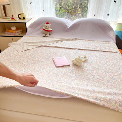 Damen Baumwoll Tagesdecke mit floralen Mustern Brehn